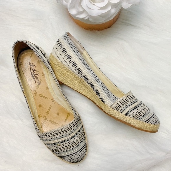 Lucky Brand Shoes - Lucky Brand Woven Espadrille Wedges